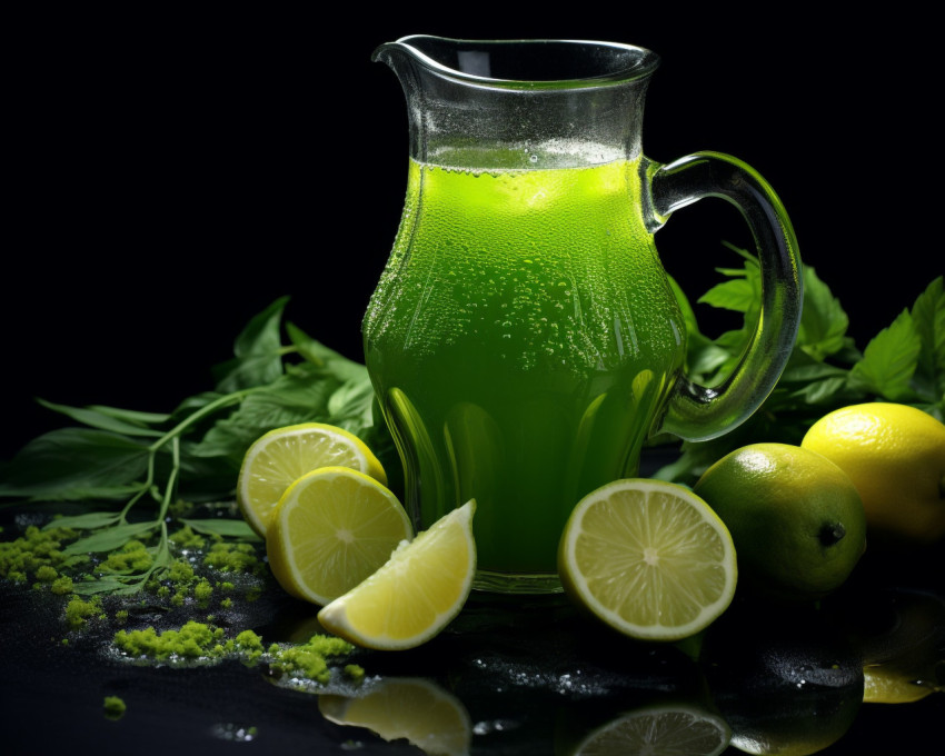 A photo of a Lime juice, beverage advertisement photography inspiration