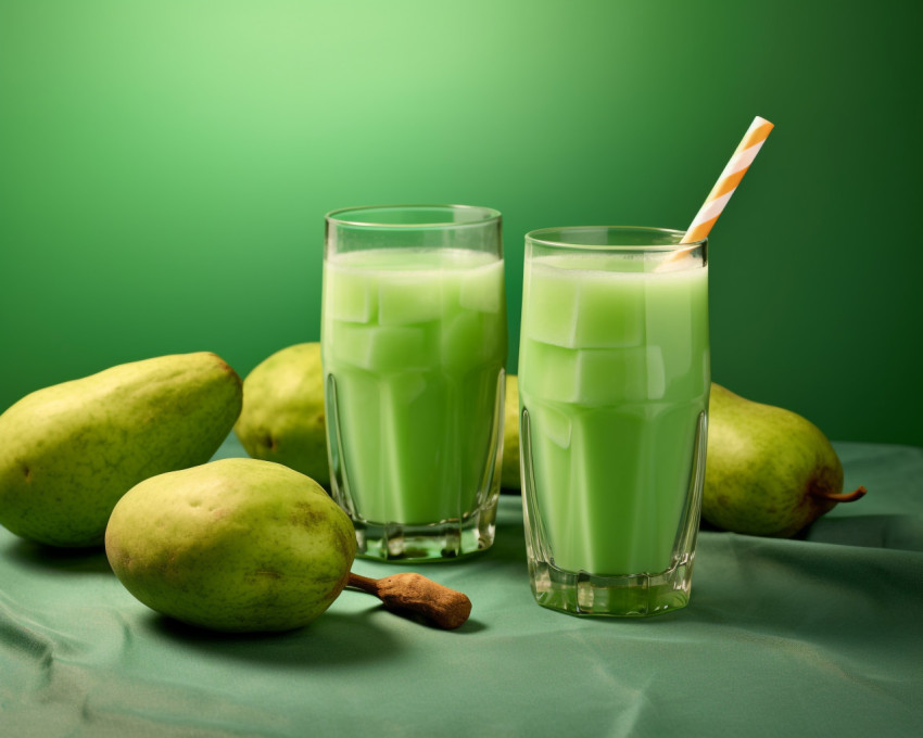 A photo of a Honeydew melon juice, beverage advertisement photography inspiration