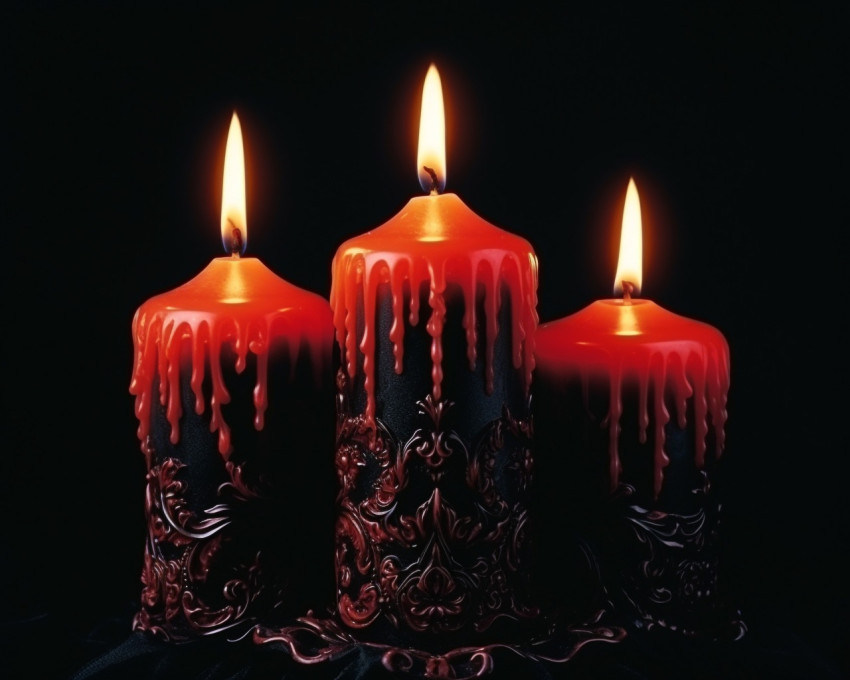 Three Flames in the Night Three Flames in the Night