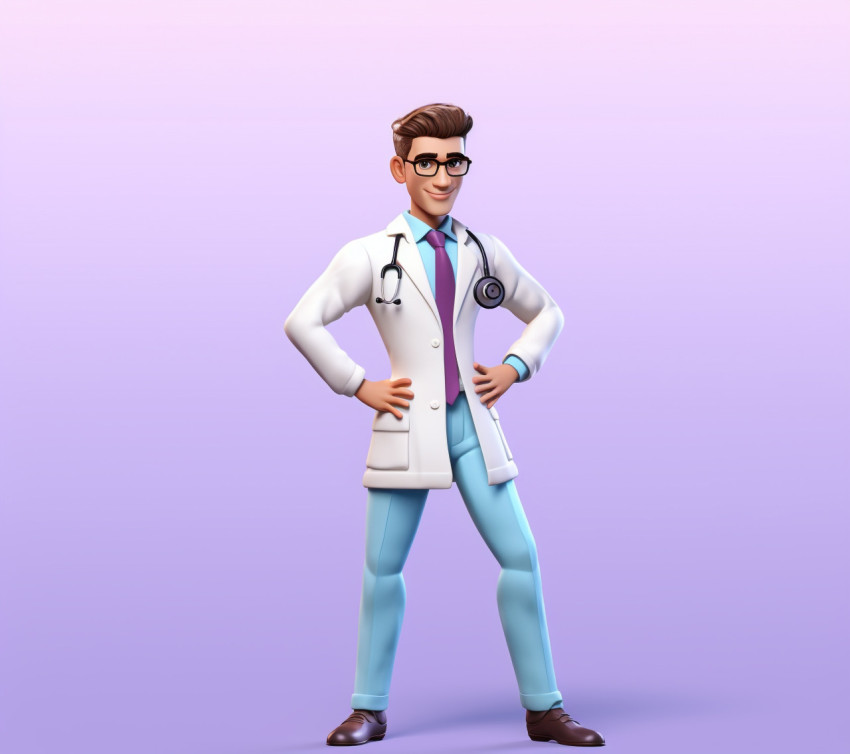 A young doctor, Health and Medical stock image