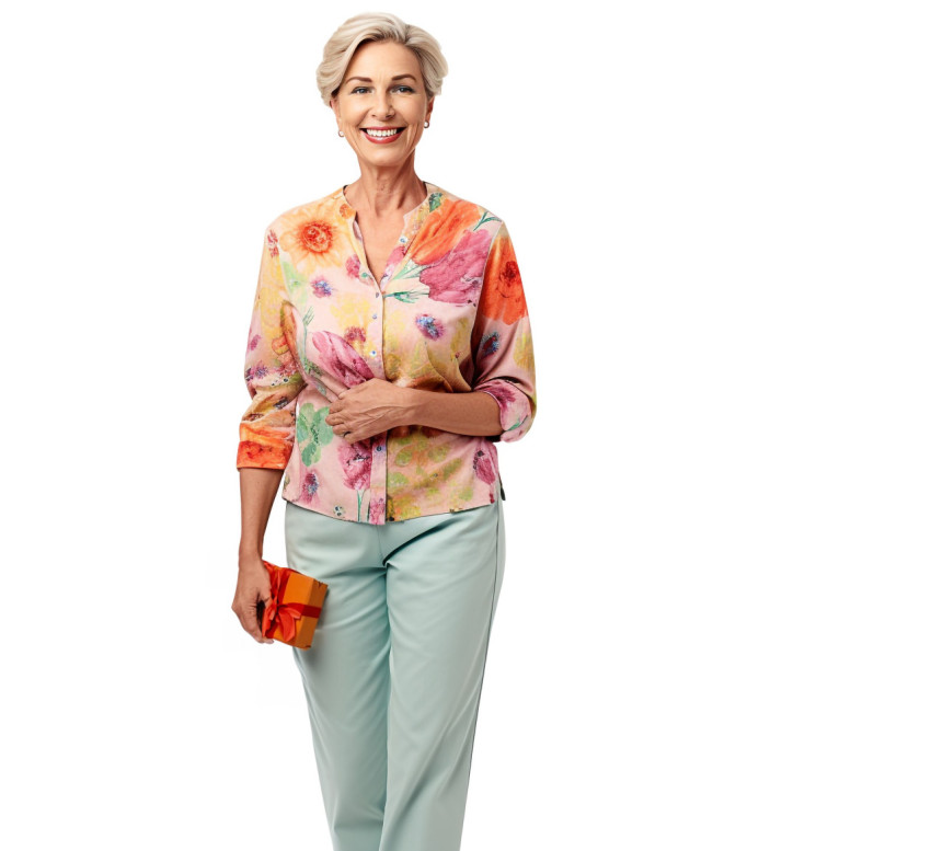 Preschool teacher on white background Preschool teacher on white background