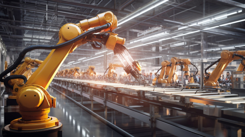 Robot Arm Takes Control of Production Line