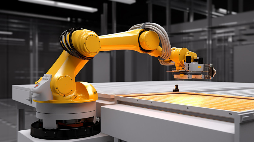 Precision Robot Arm Fulfills its Task