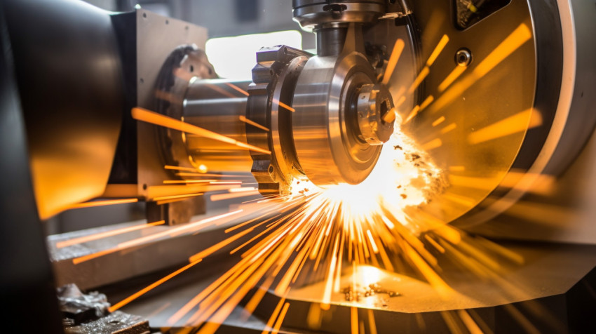 CNC Turning Tool in Action