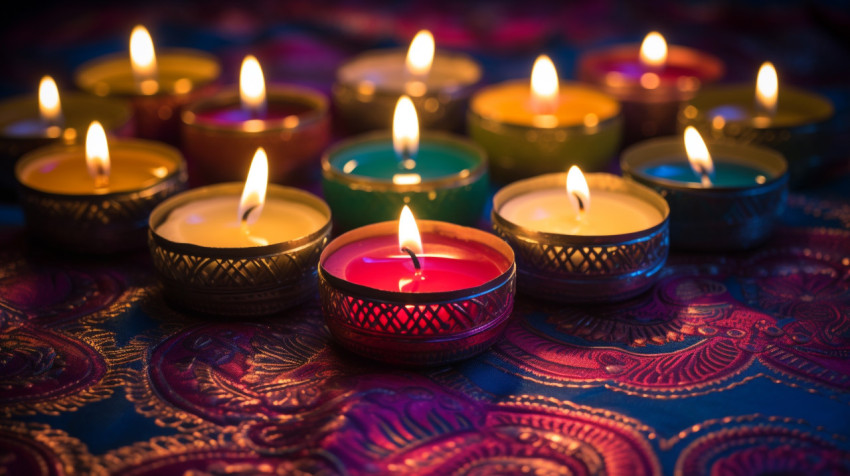 Beautiful Diwali Lights and Candles Beautiful Diwali Lights and Candles