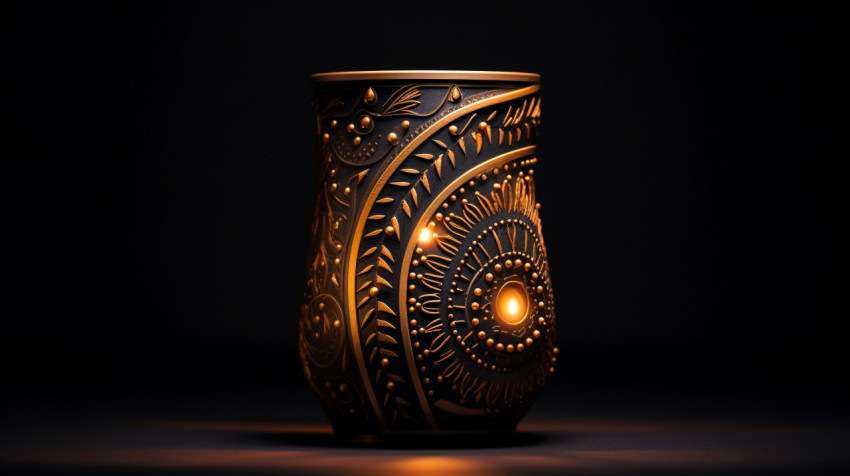 a candle on a black background a candle on a black background