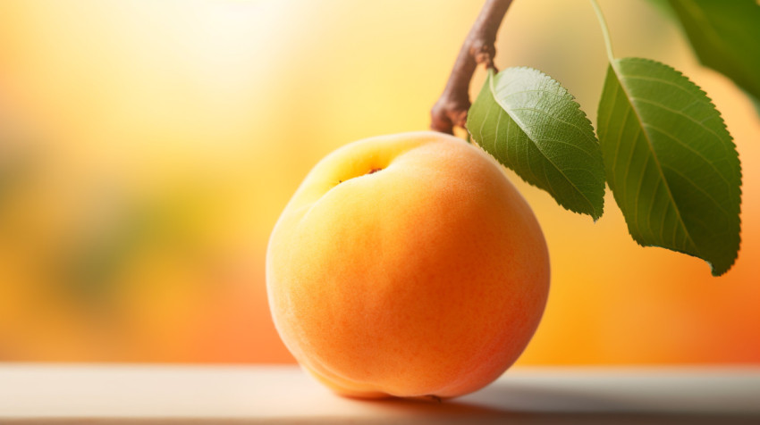 Apricot with Seeds Visible