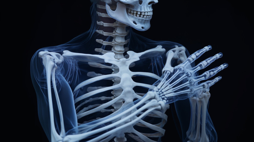 Human arm bones anatomy