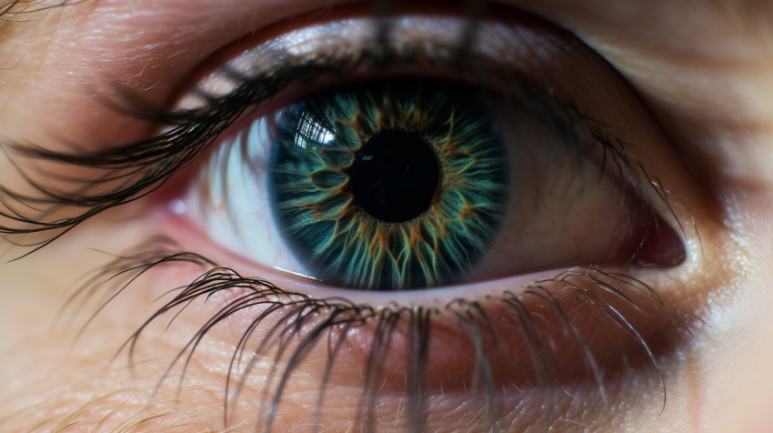 Close Up of Beautiful Eyelashes