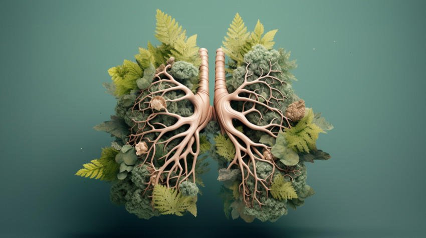 this represents what a lungs look like