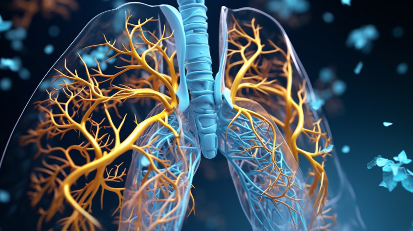 3D Lungs Anatomy and Physiology