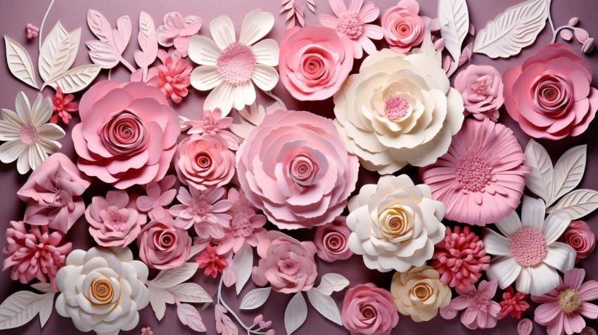 paper flower wall art for the floral wall art for the bathroom