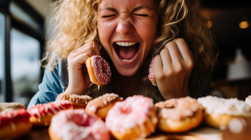 Foodie Enjoying Their Favorite Dish