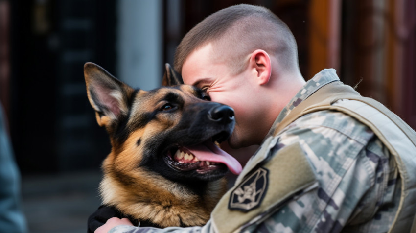 Soldiers Joyous Reunion With K9 Partner