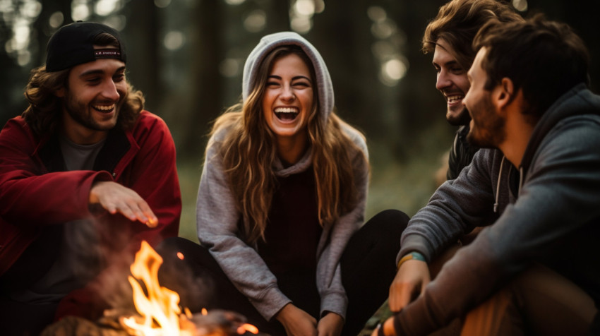 Campfire Conversation with Friends