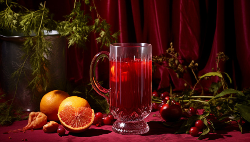 A photo of a Beetroot juice, beverage advertisement photography inspiration