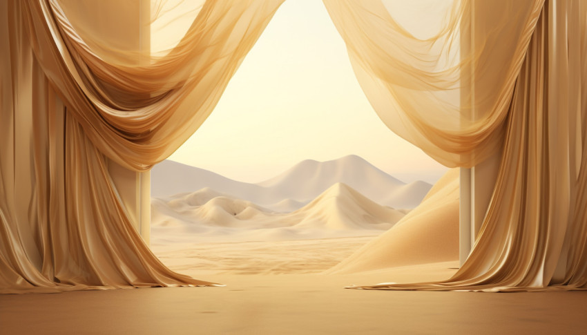 The cover of serenity is shown with two curtains that say serenity, free ai prompts and images floral photo backdrops