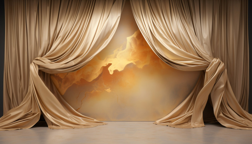 The cover of serenity is shown with two curtains that say serenity, free ai prompts and images floral photo backdrops