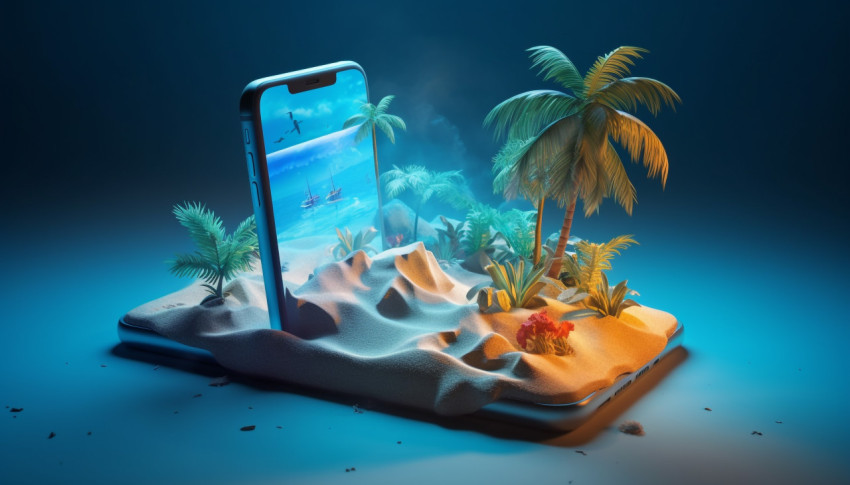 Smartphone Travel in Paradise