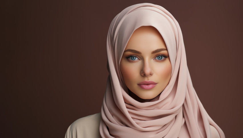 Portrait of a confident young muslim woman