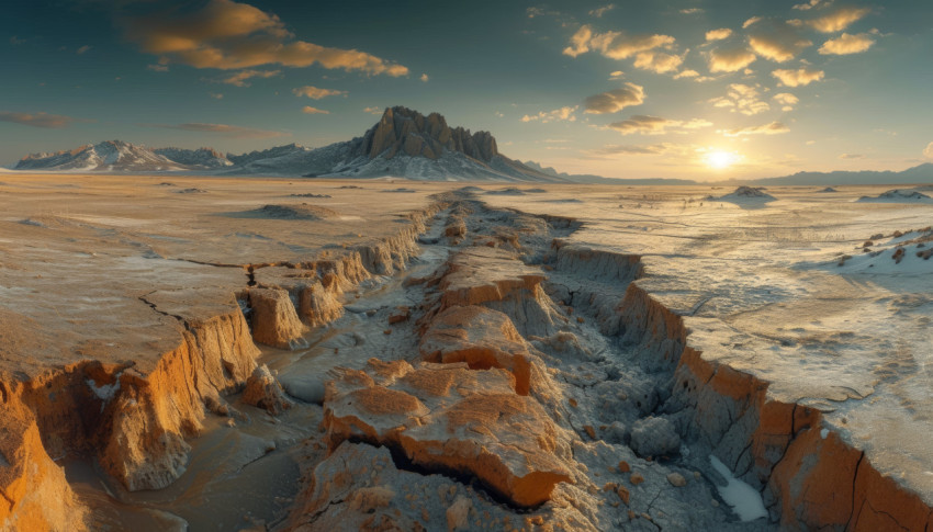 Asia chinese ice melting dry riverbeds in southern chinese korea transforming the tula plains landscape