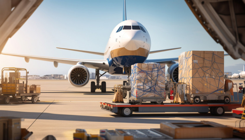 Cargo Plane Loading for Transport Industry