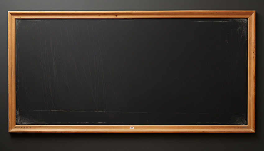 Empty blackboard