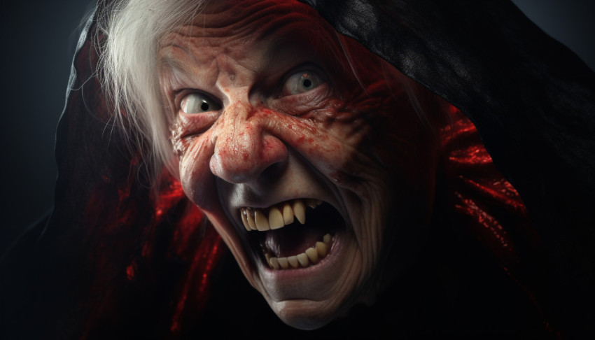 scary old woman pictures