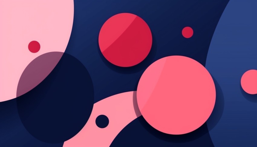 a background with colored circles