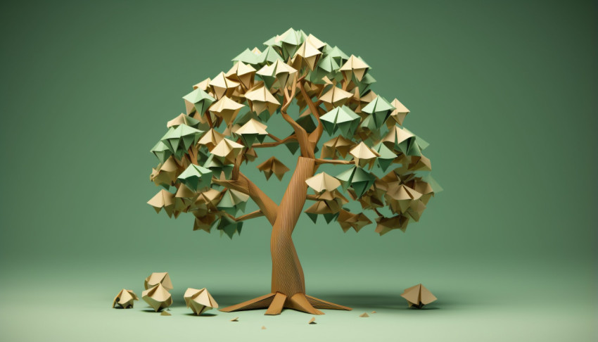 Paper Tree Present