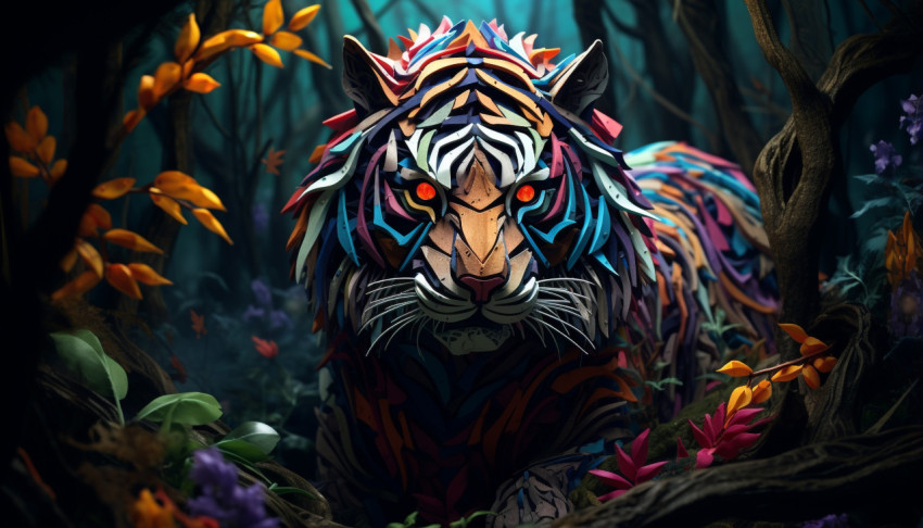 Paper Tiger in Color