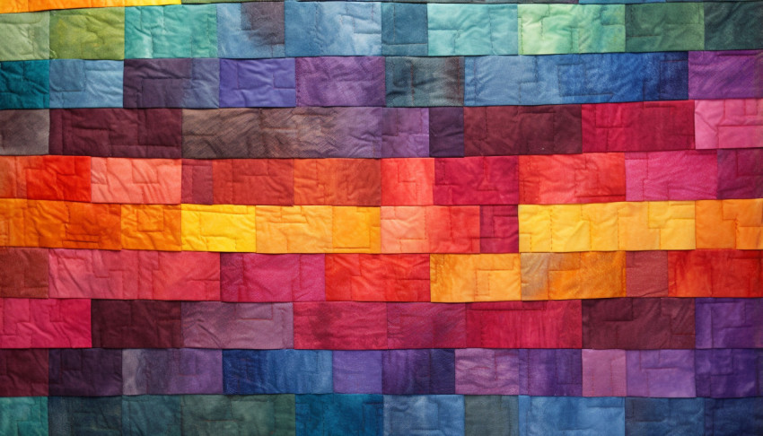 Traditional quilt with a modern twist