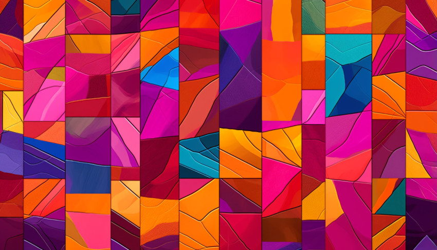 Patchwork quilt vector image seamless looped gimp