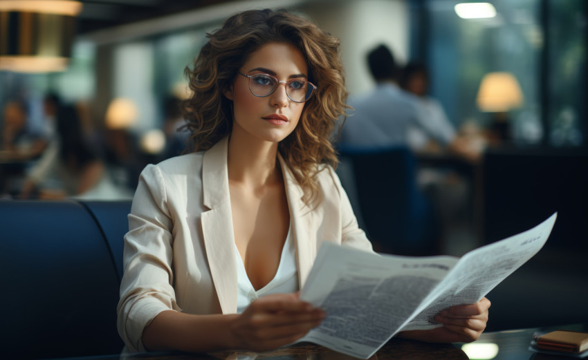 Young professional in glasses