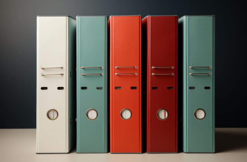 A stack of file folders with papers on top