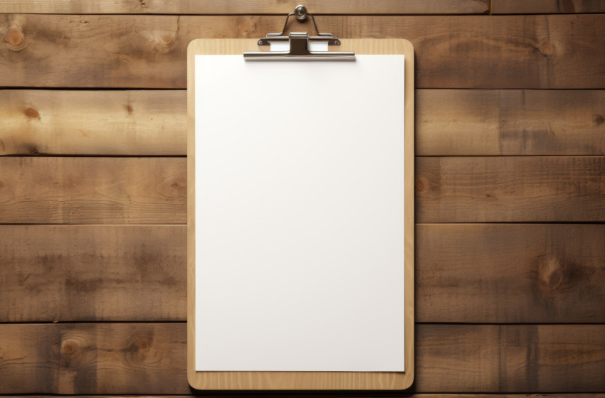 Notepad hanging on a board ready for jotting down your creative sparks