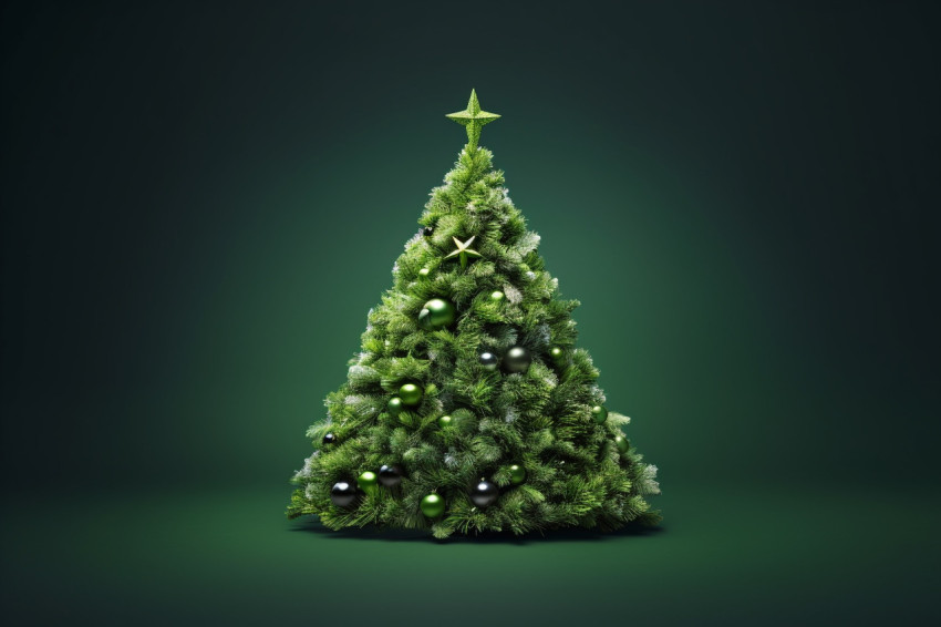 A photo of a christmas tree made out of empty space, christmas f