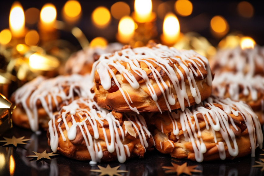 A picture of christmas cookies decorated for the holidays, chris