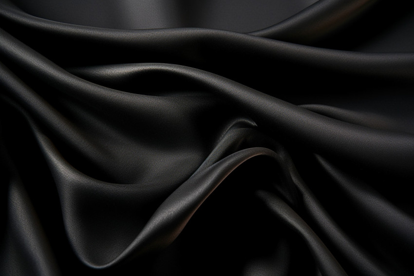 Black fabric backdrop