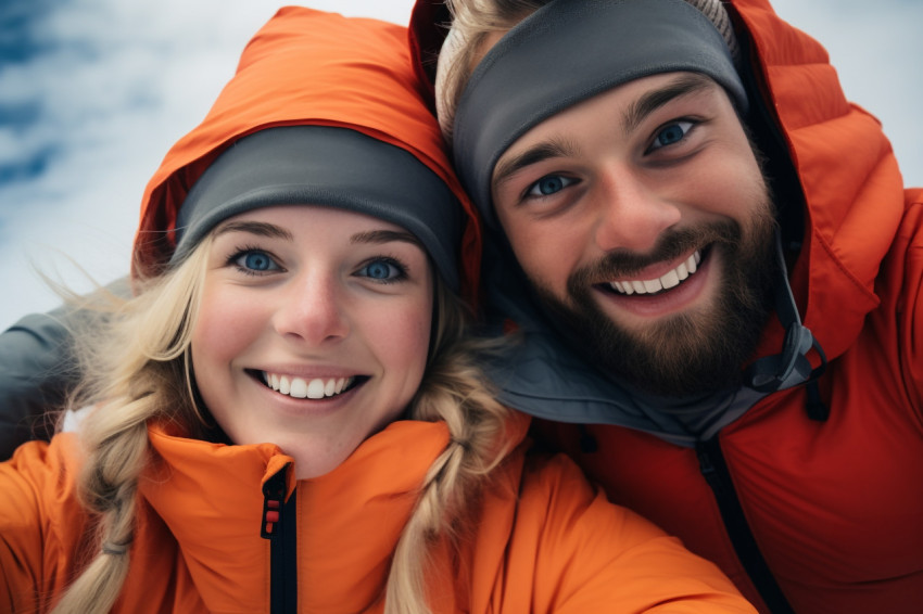 Happy young couple photo