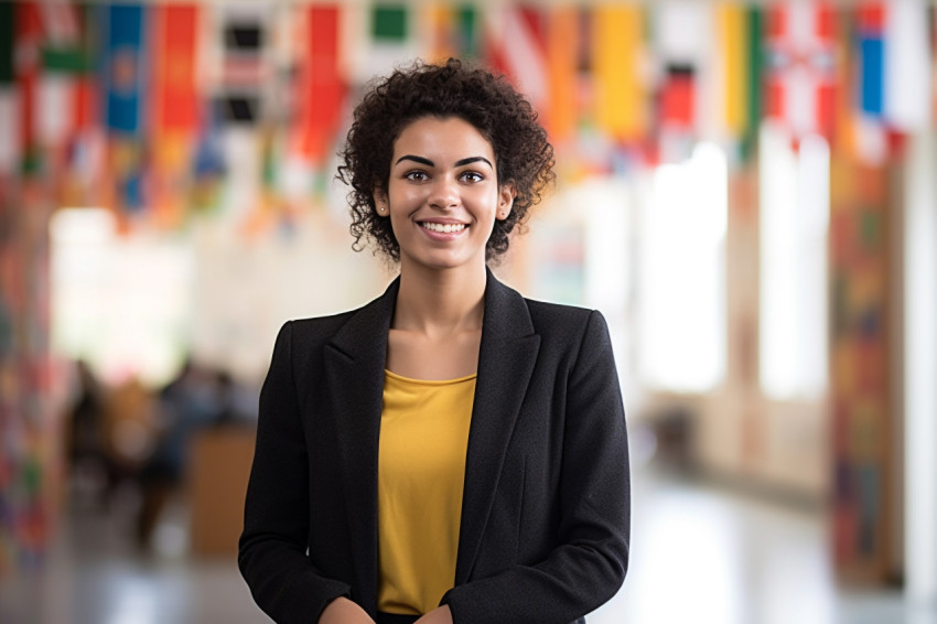 International student working hard blurred background International student working hard blurred background