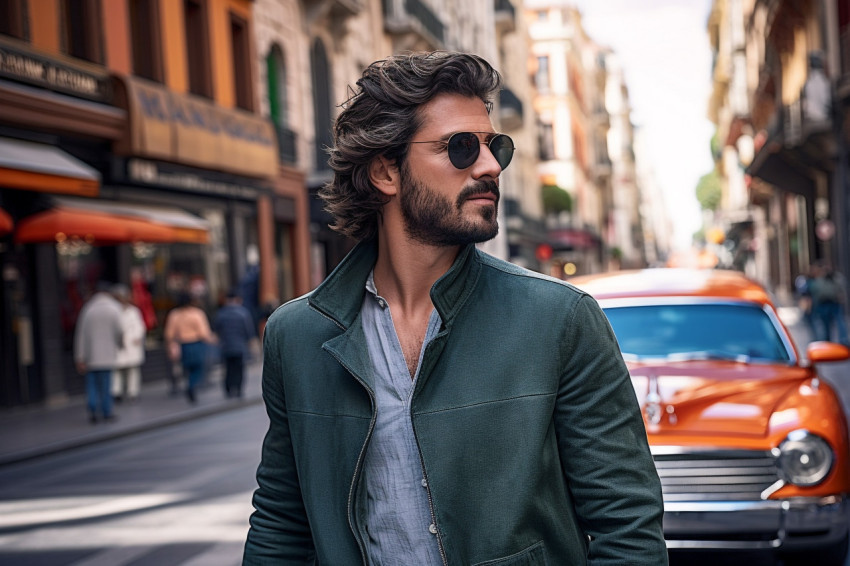 European city streets await stylish explorer European city streets await stylish explorer