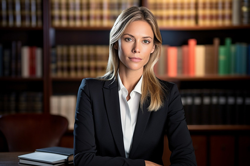 Experienced female attorney facilitates a mediation