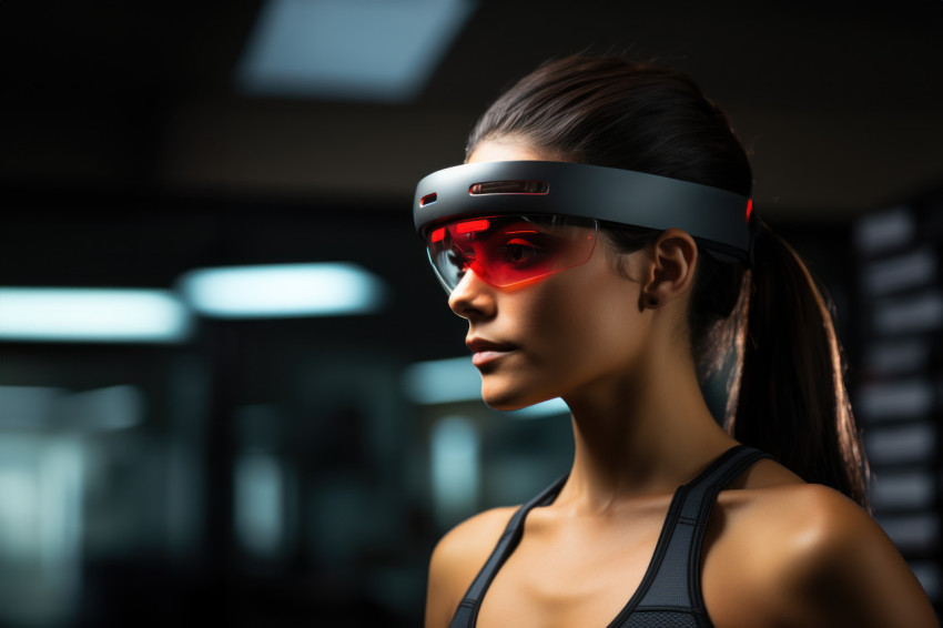 Ar enhanced runner tracks vital and performance metrics in real