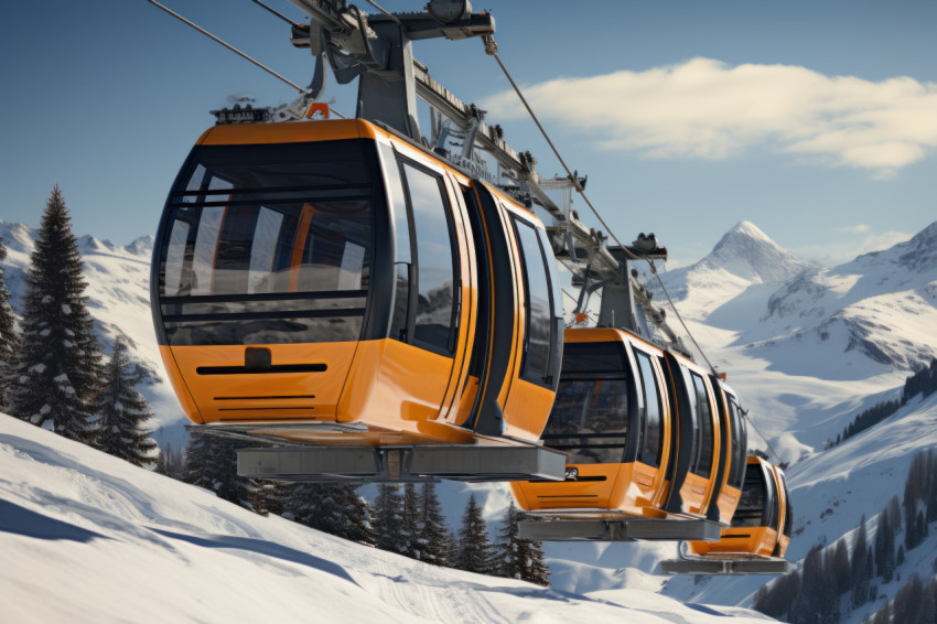 Safety and efficiency autonomous ski resort transport systems, f