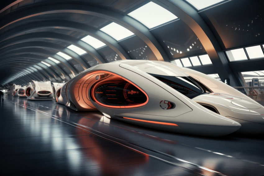 Futuristic spaceport launching civilian travel into the cosmos,