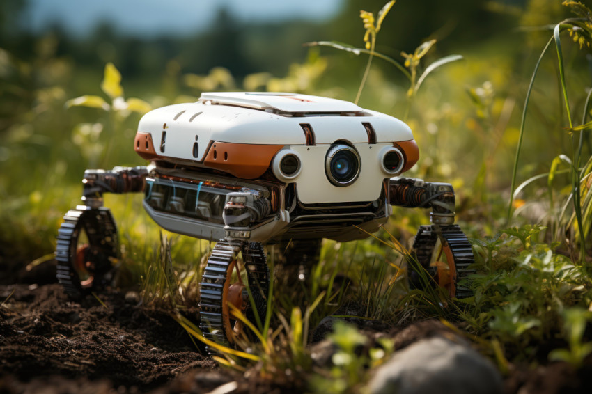 Robot guardians and advanced sensor monitoring in nature reserve