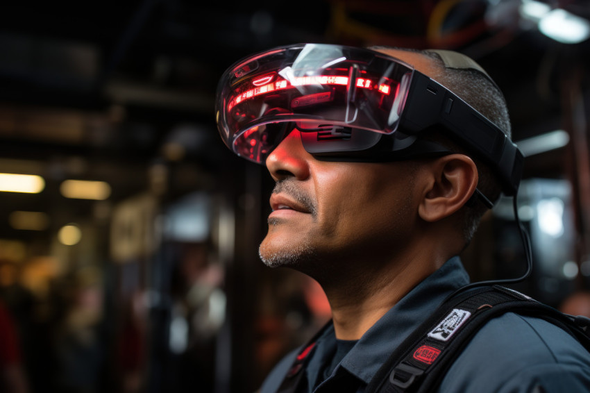 Training first responders employ ar glasses for lifelike emergen