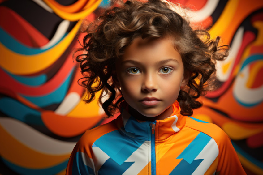 Little runner sportswear highlights trendy colors and technical