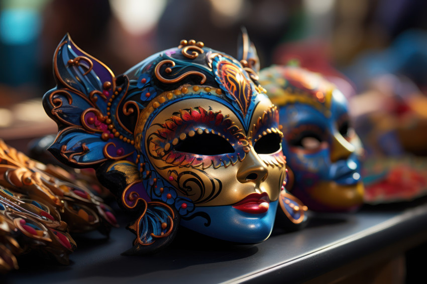 Market handmade carnival masks and accessories galore Market handmade carnival masks and accessories galore